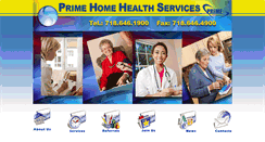 Desktop Screenshot of primehomehealth.com